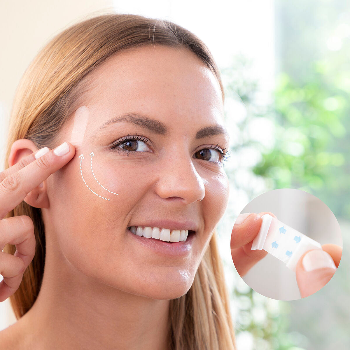 Invisible Adhesive Face Lifting Patches Liftrik InnovaGoods 40 Stück – Produktbild 1
