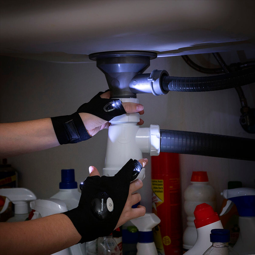 Gloves with LED Light Gleds InnovaGoods 2 Stück – Produktbild 6