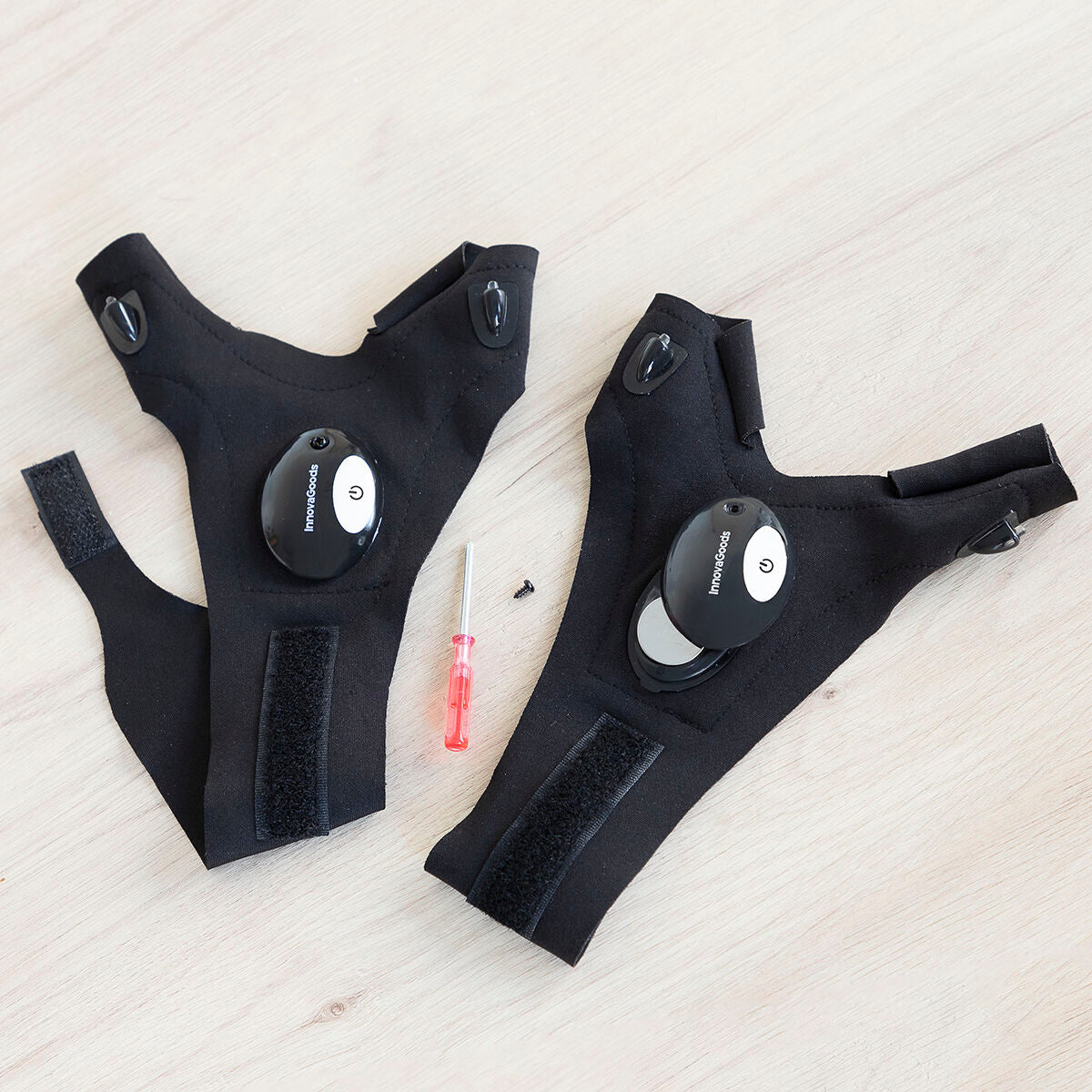 Gloves with LED Light Gleds InnovaGoods 2 Stück – Produktbild 9