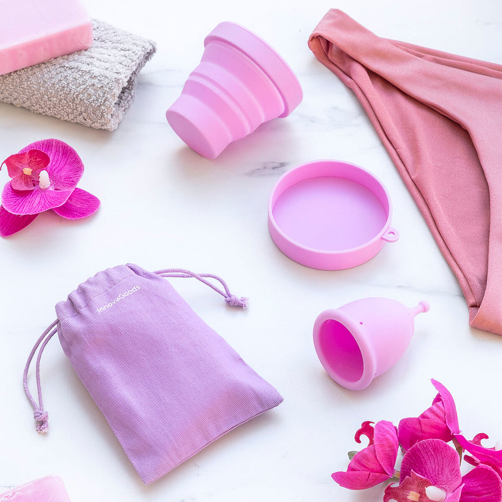 InnovaGoods Menstrual Tasse mit Zubehör Kuppy