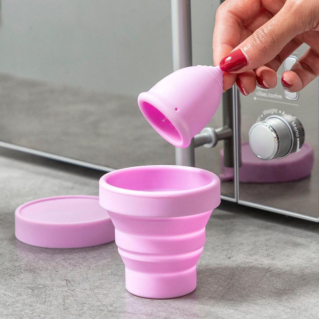 InnovaGoods Menstrual Tasse mit Zubehör Kuppy