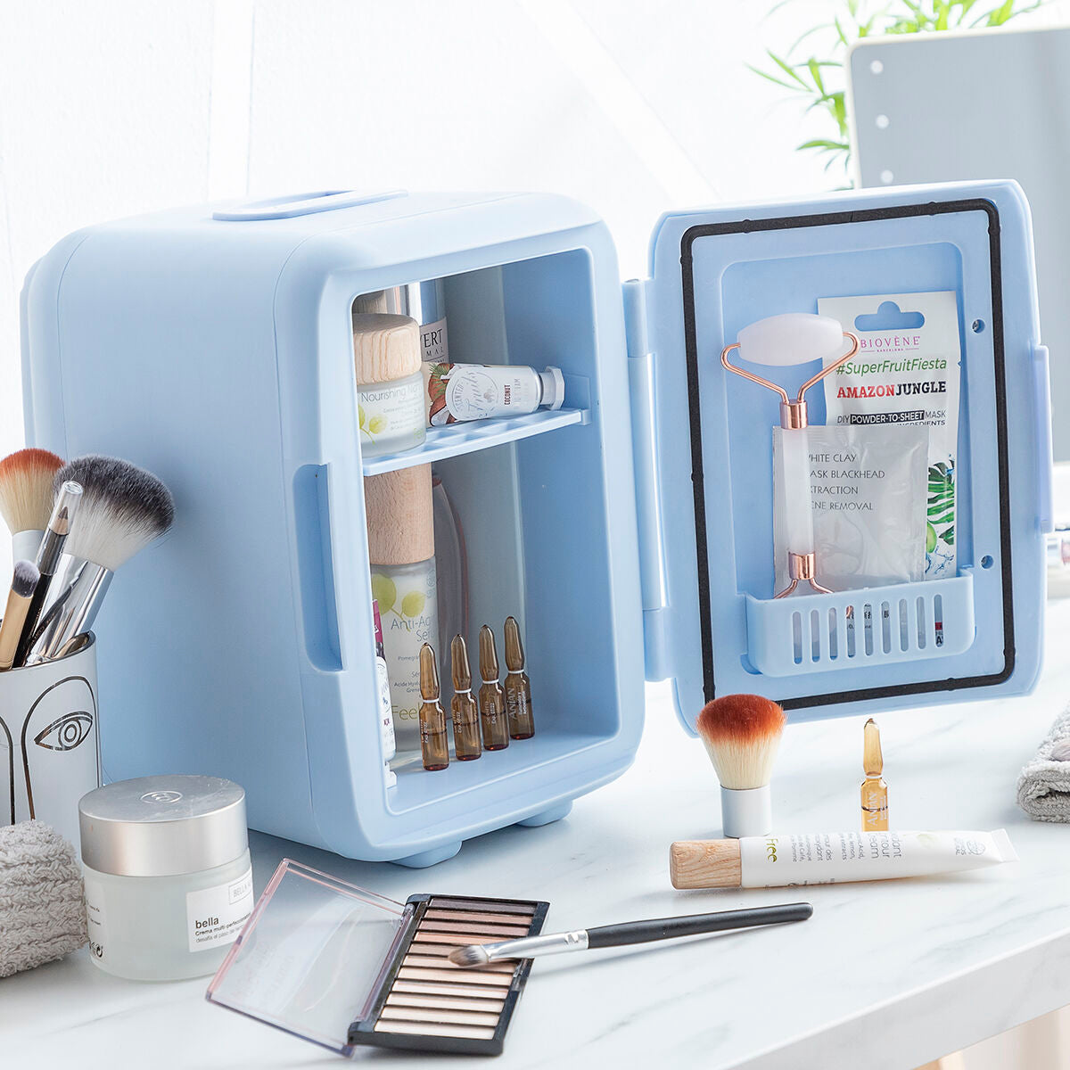 InnovaGoods Mini Cosmetics Fridge Frecos