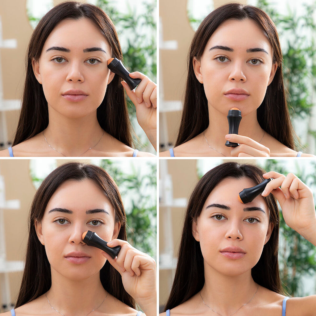 Mattifying Volcanic Facial Roller Ovoller InnovaGoods – Produktbild 3