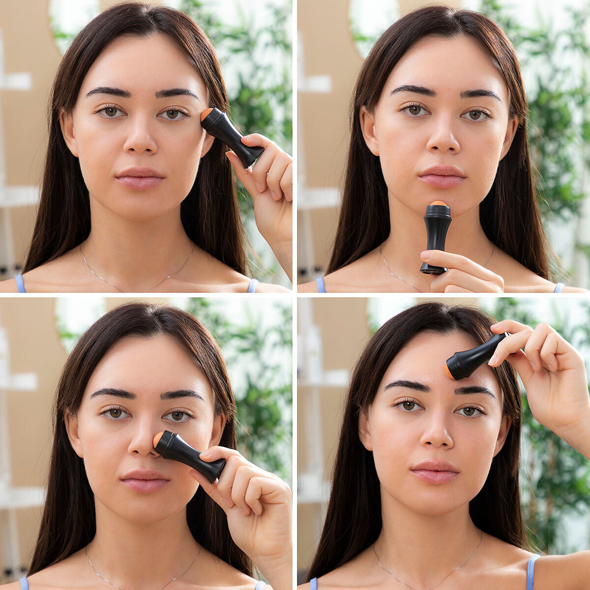 Mattifying Volcanic Facial Roller Ovoller InnovaGoods – Produktbild 3