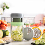 Vegetable Spiral Cutter und Grater mit Recipes Vigizer InnovaGoods