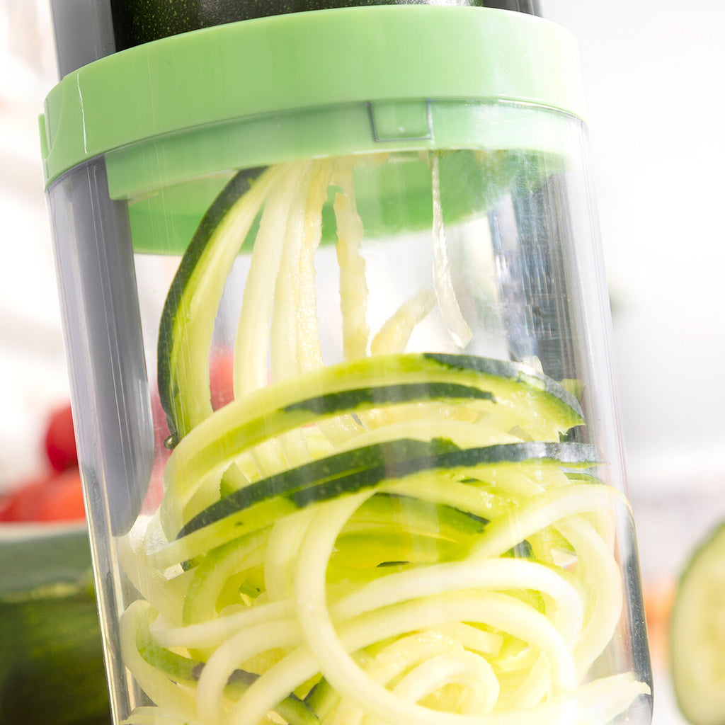 Vegetable Spiral Cutter und Grater mit Recipes Vigizer InnovaGoods