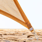 InnovaGoods Rechteckiges Sonnensegel Shazail – Beige