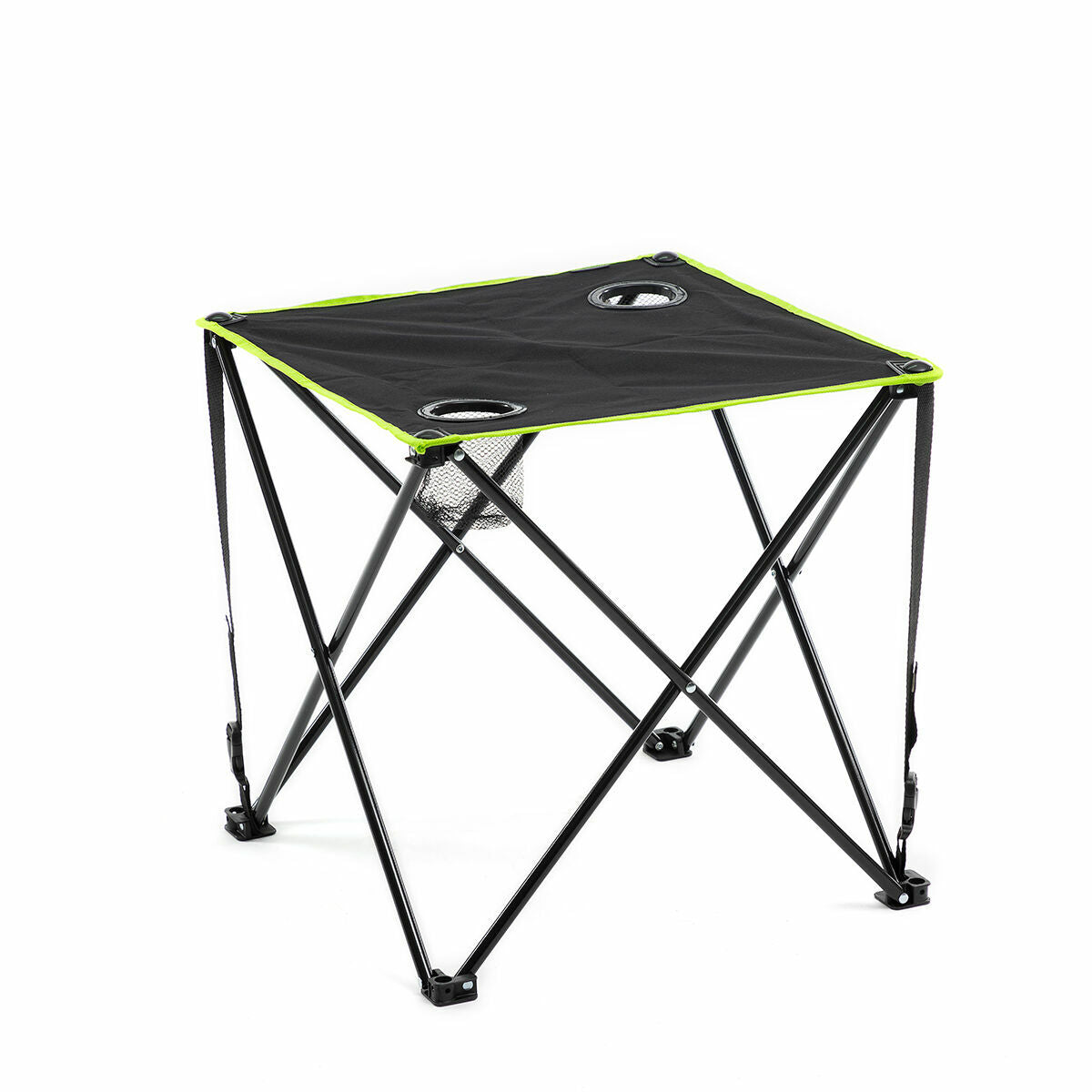 InnovaGoods Klappbar Textil Campingtisch mit Abdeckung Cafolby