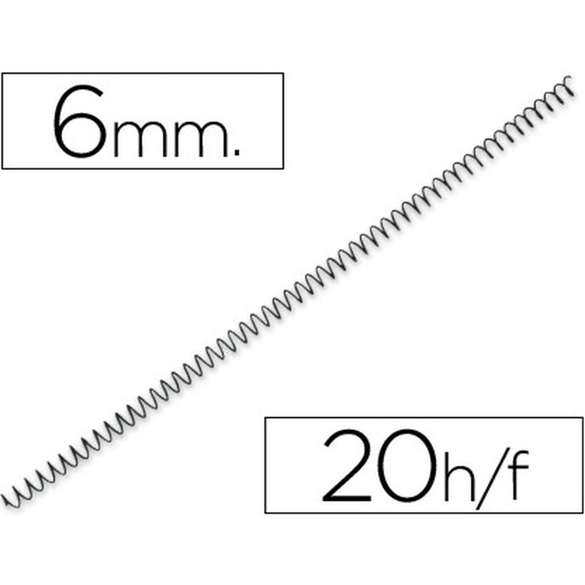 Binding Spirals Q-Connect Yosan Schwarz – Produktbild 1