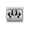 Nomination Damen's charm link NN C Silber