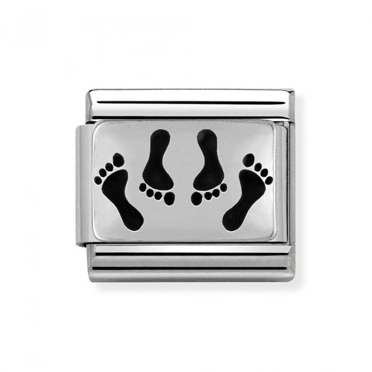 Nomination Damen's charm link NN C Silber