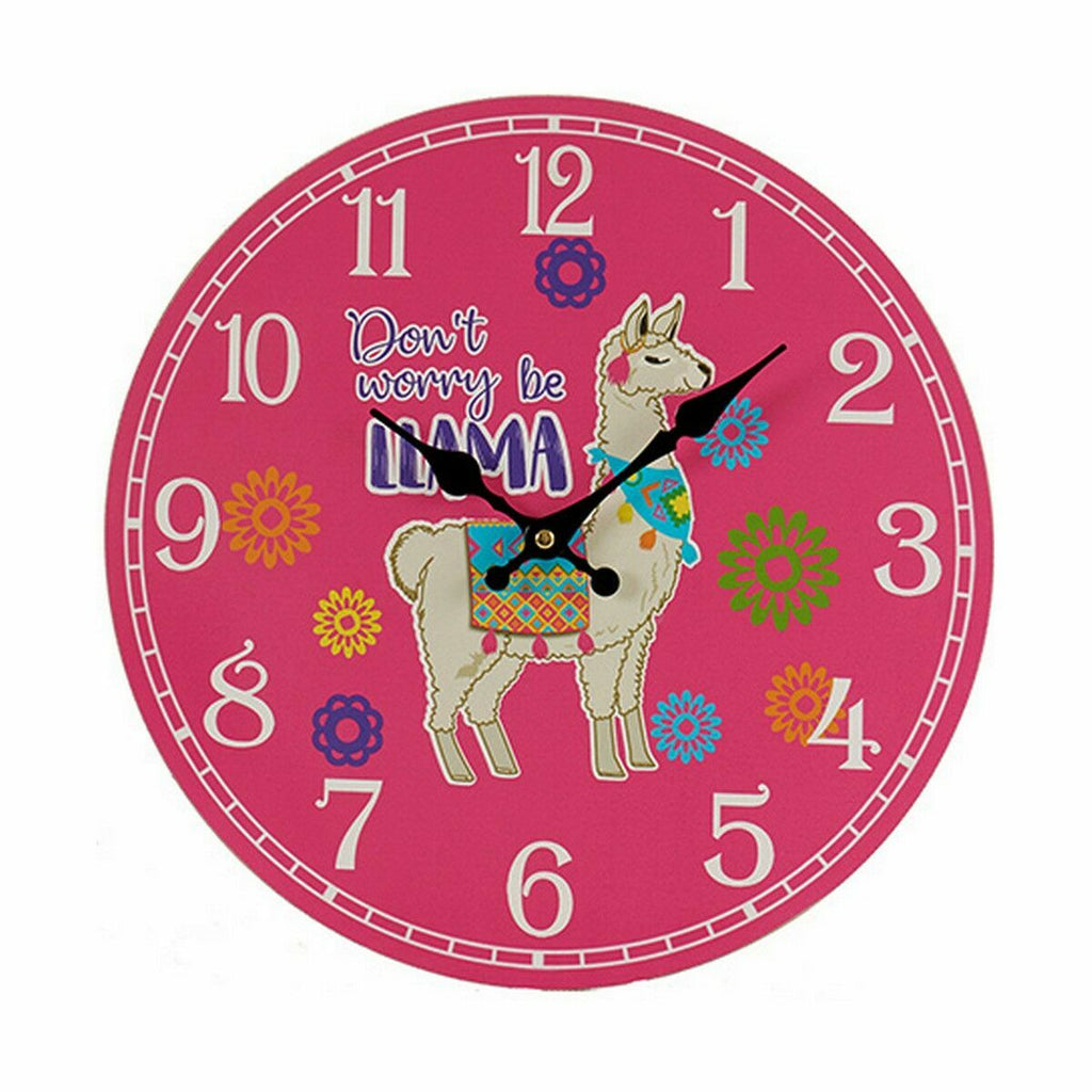 Gift Decor Wanduhr Llama
