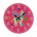 Gift Decor Wanduhr Llama