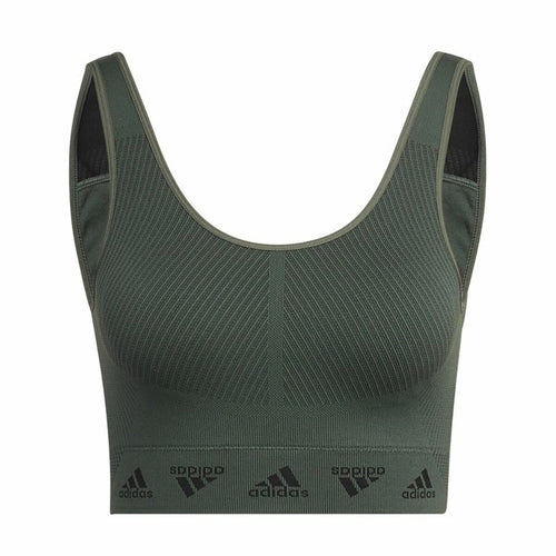 Adidas Bra Aeroknit Women's Sports & Outdoors - Olive - BYAG.Lifestyle ProductBigbuyBYAG.S6475078Adidas Bra Aeroknit Women's Sports & Outdoors - Olive - product image 2XS
