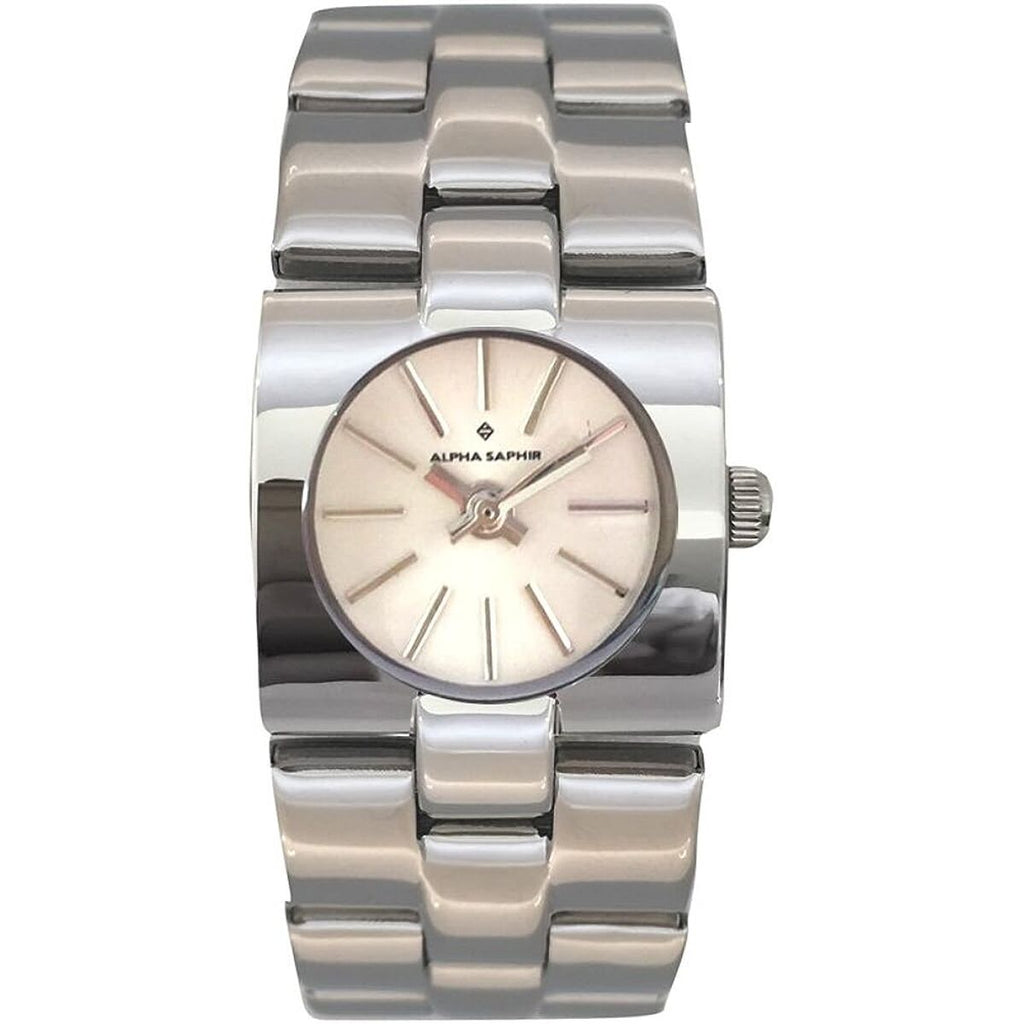 Alpha Saphir Unisex-Armbanduhr 271K Beige Silber - BYAG.Uhren > Unisex ErwachseneAlpha SaphirBYAG.S08004514040662510420Alpha Saphir Unisex-Armbanduhr 271K Beige Silber