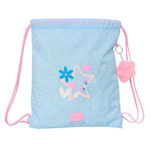 BlackFit8 Rucksack mit Kordeln Smile Blau Rosa - BYAG.Büro & Schreibwaren > Schule & LernenBlackFit8BYAG.S43127788412688594641BlackFit8 Rucksack mit Kordeln Smile Blau Rosa