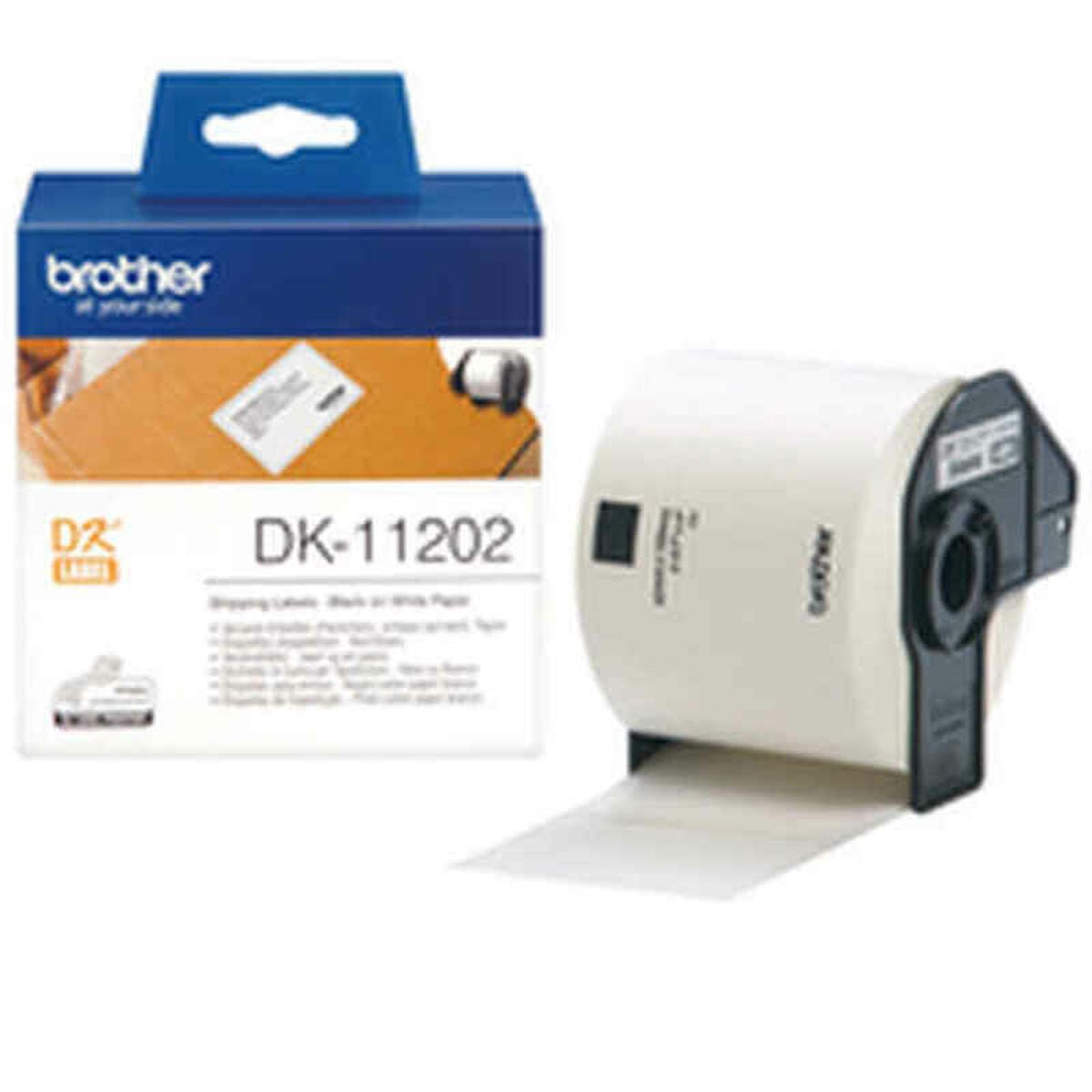 Brother Printer Labels DK11202 Weiß Schwarz - BYAG.Büro & Schreibwaren > BüromaterialBrotherBYAG.S550998284977766628143Brother Printer Labels DK11202 Weiß Schwarz