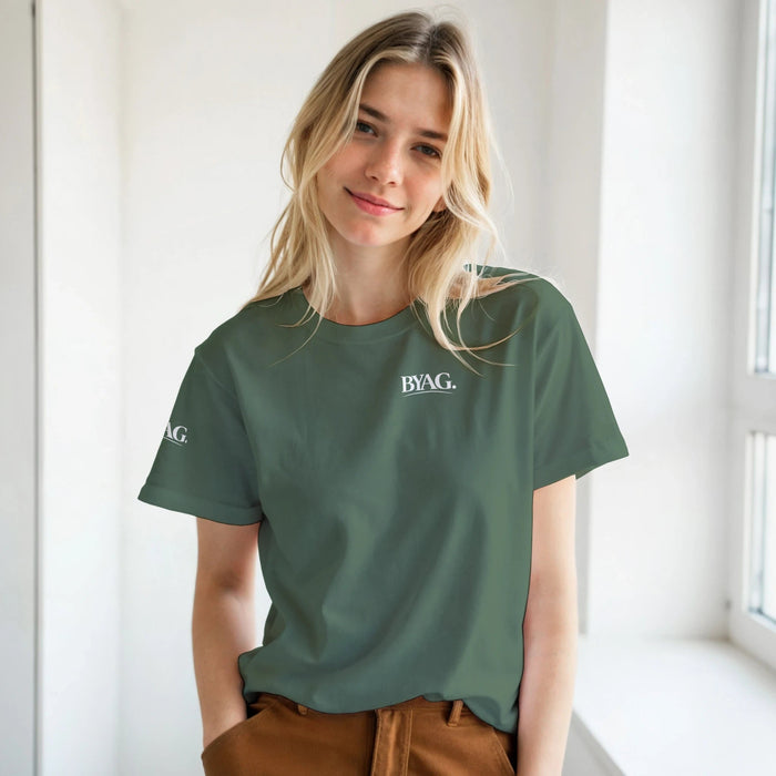 BYAG. Everyday Crewneck T-Shirt – Green