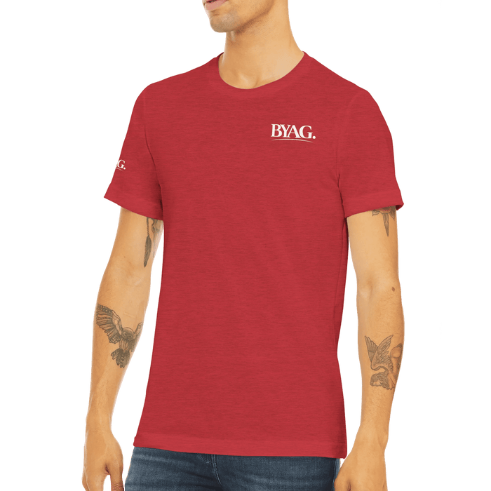 BYAG. Sport Triblend T-Shirt – Red