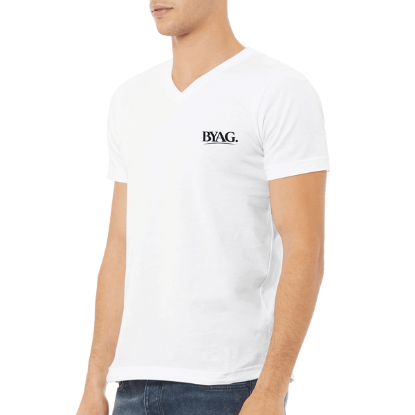 BYAG. V-Neck - White – product image 1