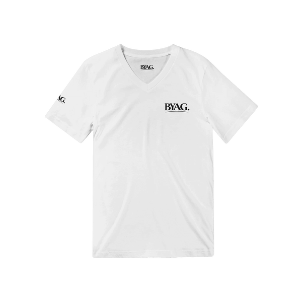 BYAG. V-Neck - White – product image 2
