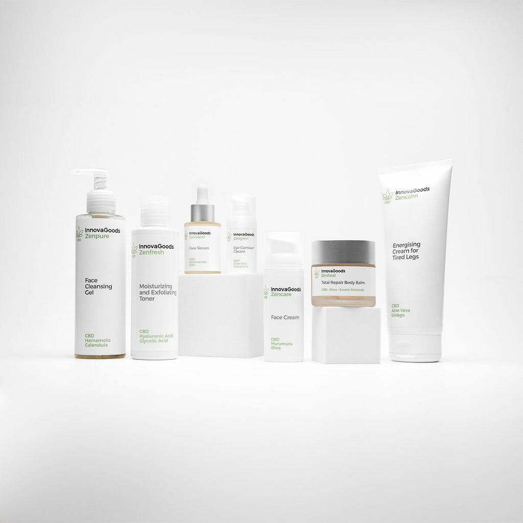 InnovaGoods Feuchtigkeitsspendender Peeling-Gesichtstoner CBD Zenfresh 150 ml