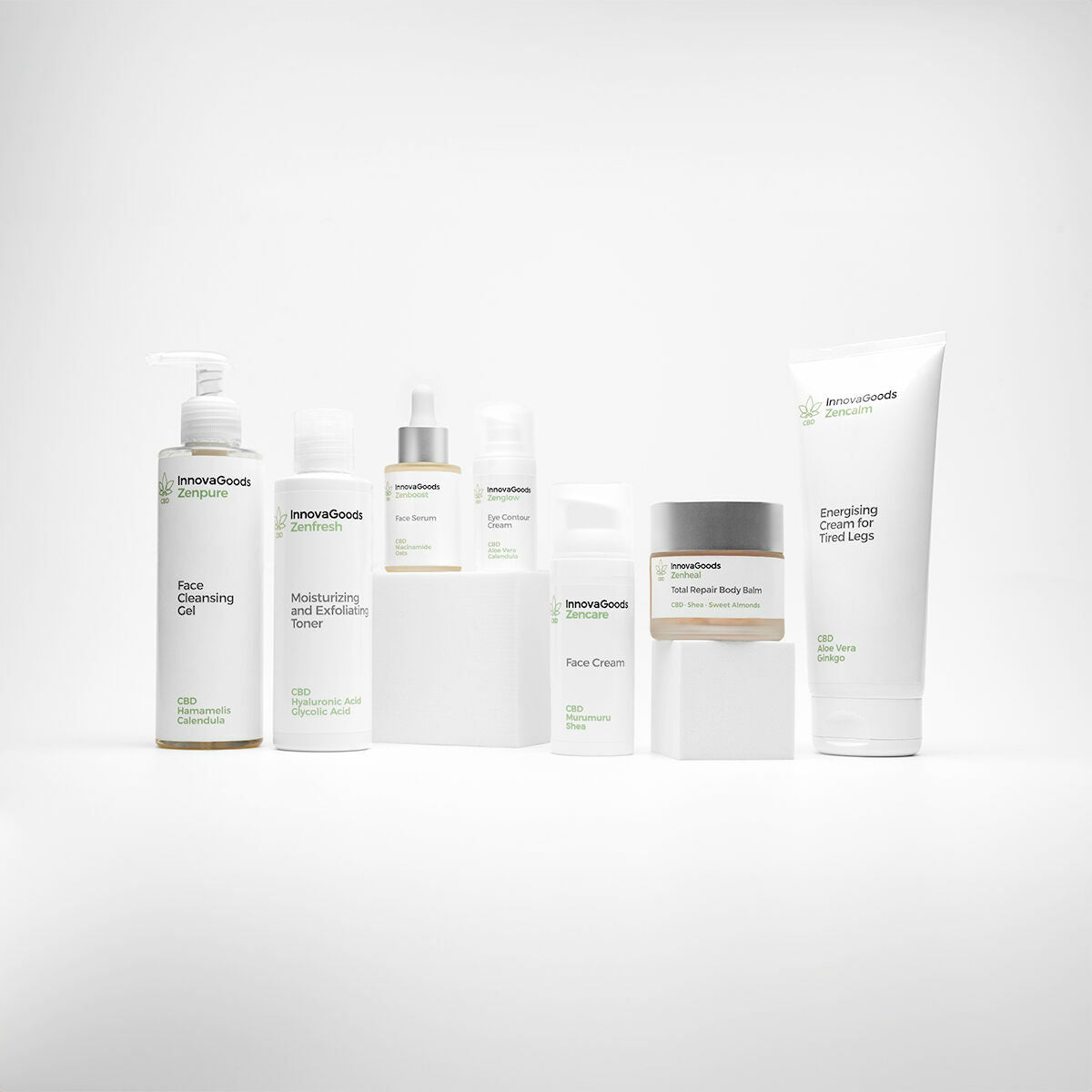 InnovaGoods Feuchtigkeitsspendender Peeling-Gesichtstoner CBD Zenfresh 150 ml