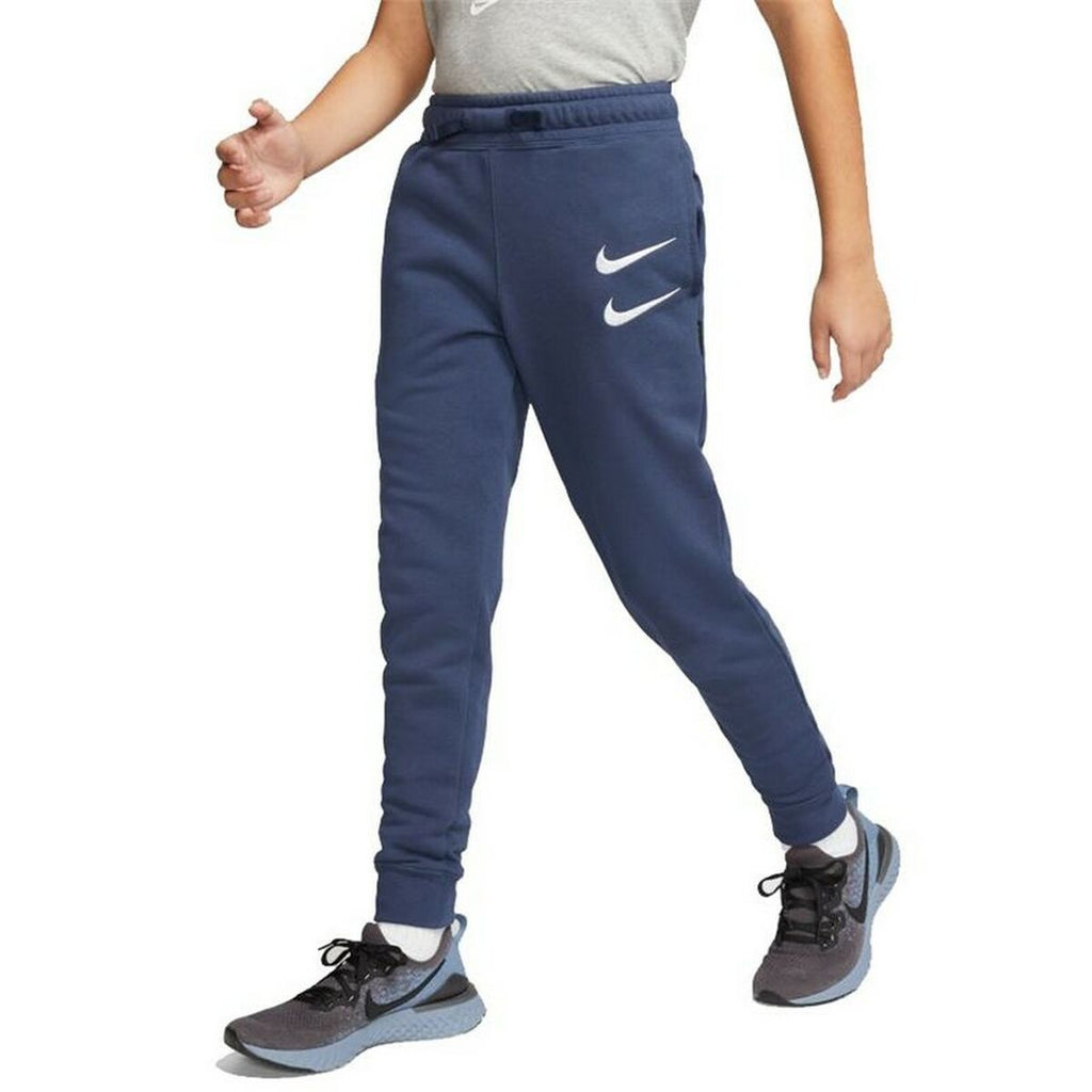 Children's Tracksuit Bottoms Nike Swoosh Dark blue - BYAG.Sports & OutdoorsBigbuyBYAG.S6432122Children's Tracksuit Bottoms Nike Swoosh Dark blue7 - 8 Years