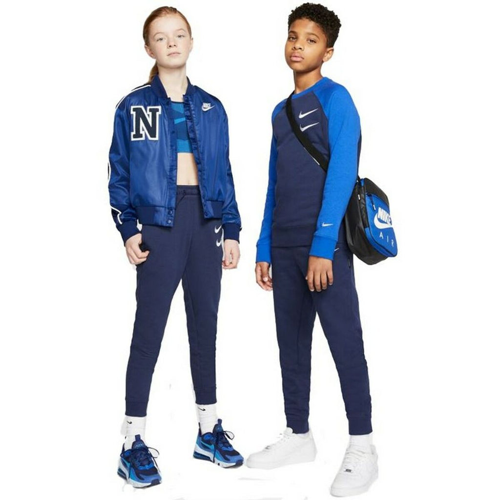 Children's Tracksuit Bottoms Nike Swoosh Dark blue - BYAG.Sports & OutdoorsBigbuyBYAG.S6432122Children's Tracksuit Bottoms Nike Swoosh Dark blue7 - 8 Years