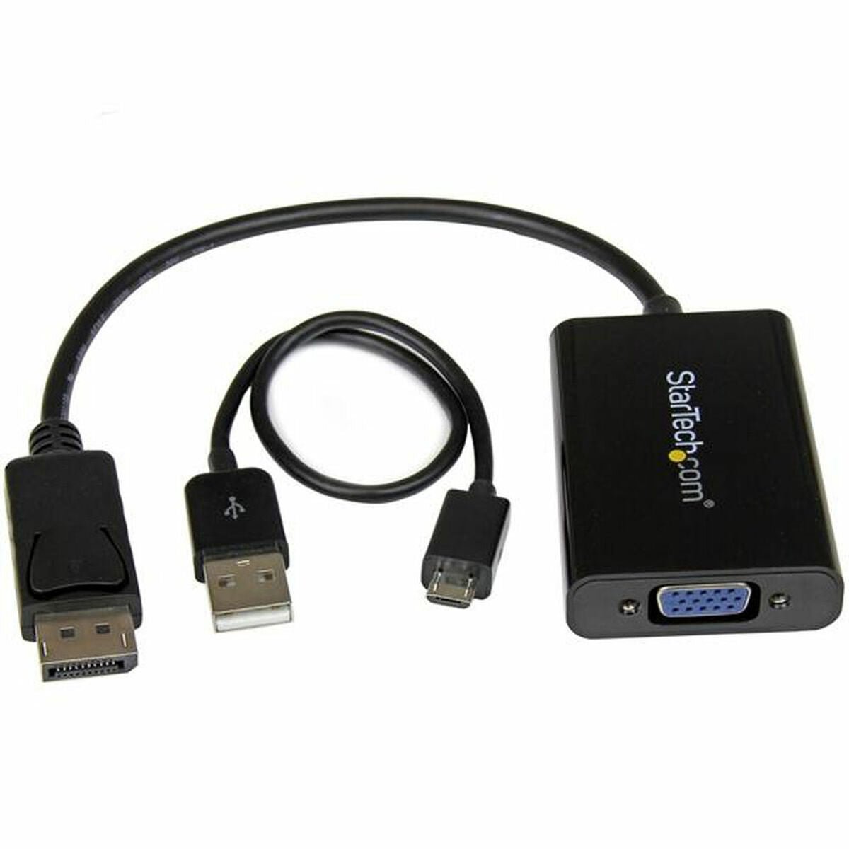 DisplayPort to SVGA adapter Startech DP2VGAA Black - BYAG.Computing, Cabling and connectivityStartechBYAG.S550576290065030861557V10HED05FD631FC6429060CAA9A2C1FF1C6AR5151302P1