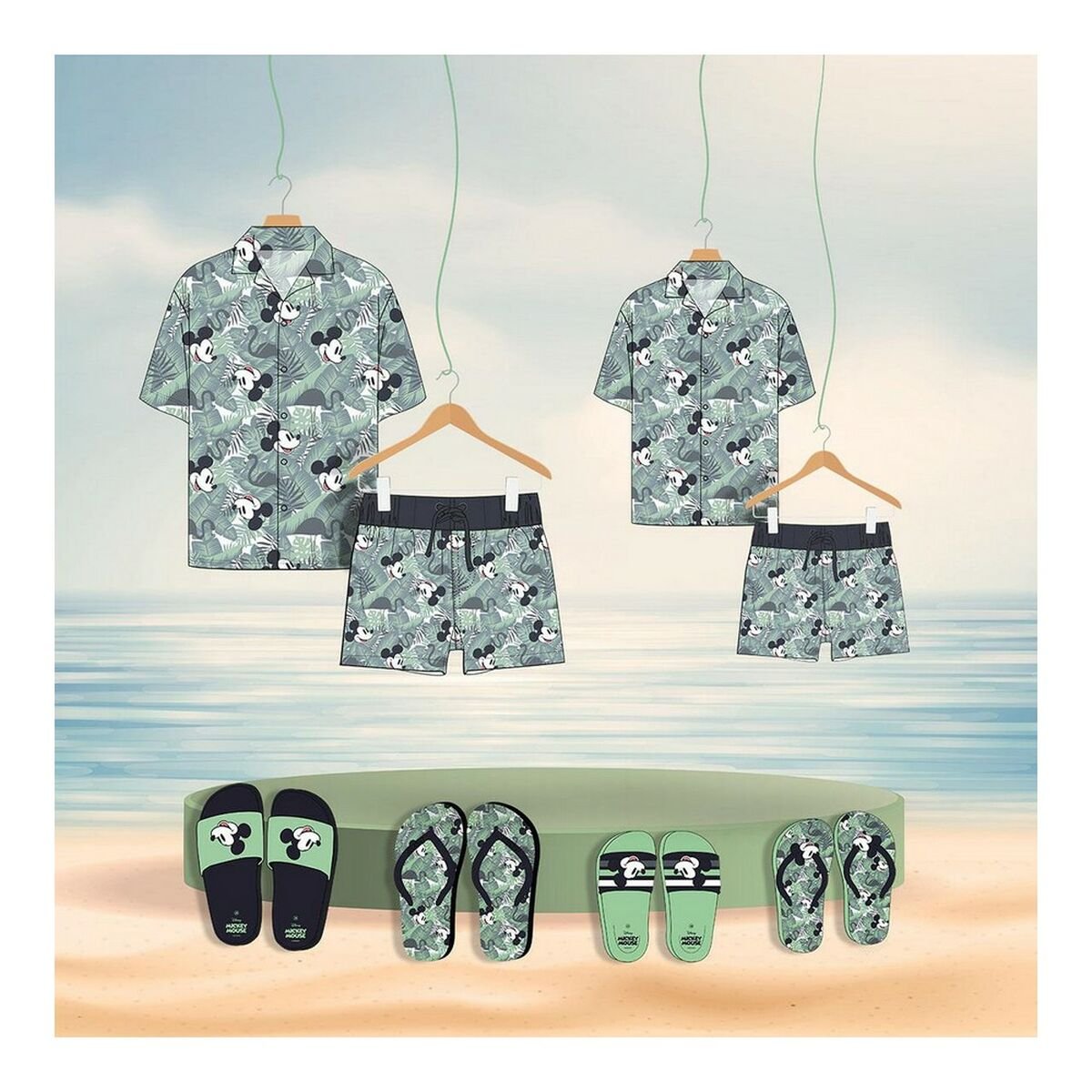 Flip Flops for Children Mickey Mouse Light Green - BYAG.Sports & OutdoorsBigbuyBYAG.S0731248Flip Flops for Children Mickey Mouse Light Green35