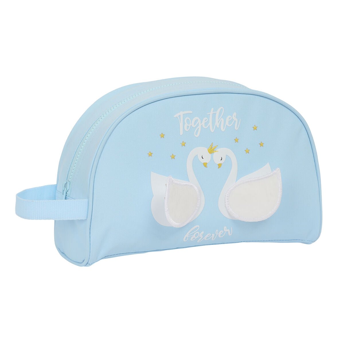 Glow Lab Schul-Kulturbeutel Cisnes Hellblau – Produktbild 1
