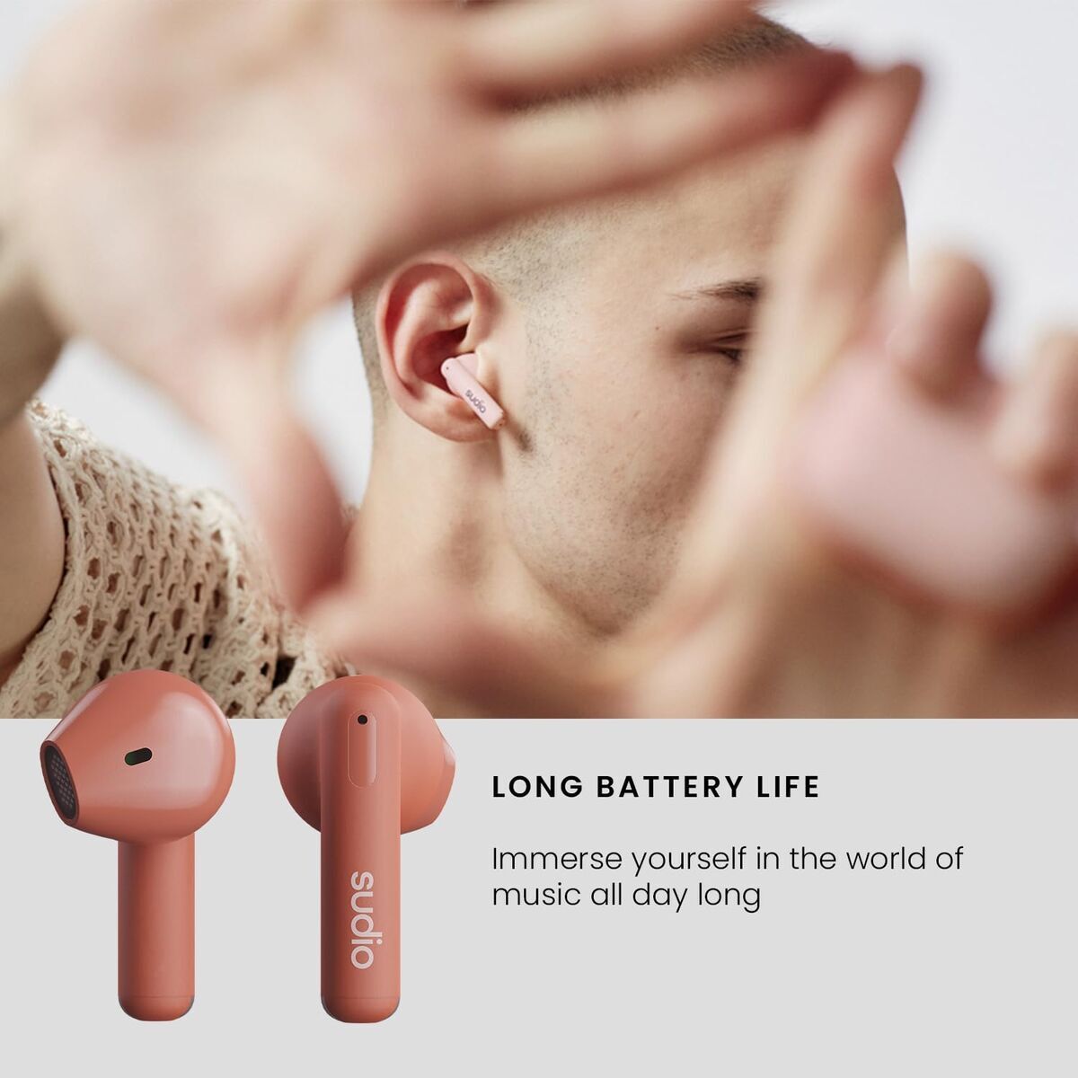 In-Ear-Bluetooth-Kopfhörer Sudio A1 True Kabellos Orange - BYAG.Elektronik > Mobiltelefone & ZubehörSudioBYAG.S08004367350071385753In-Ear-Bluetooth-Kopfhörer Sudio A1 True Kabellos Orange