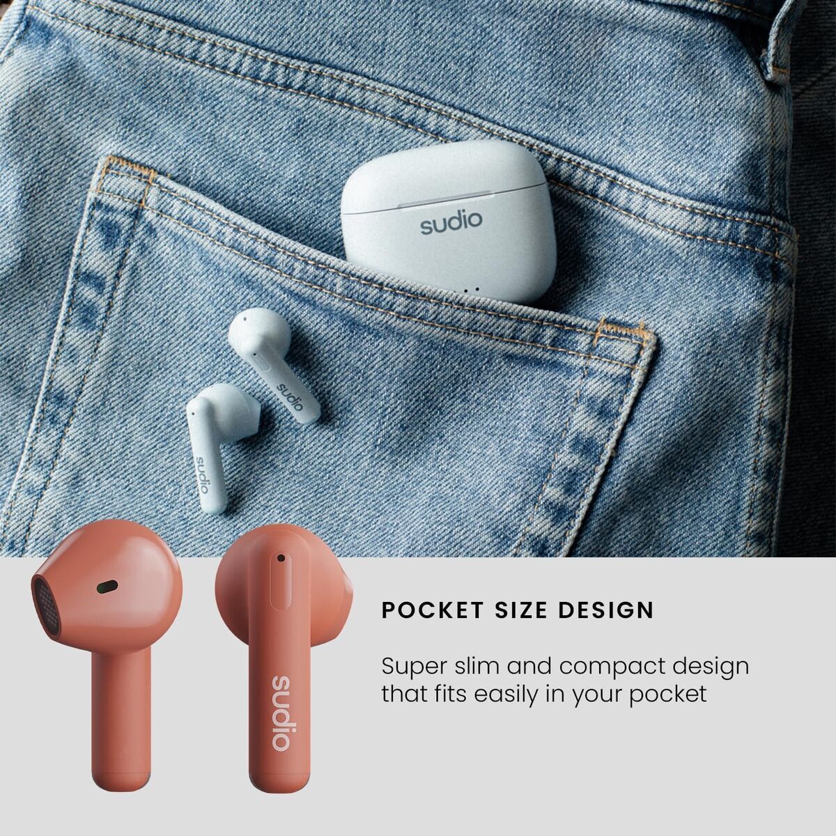 In-Ear-Bluetooth-Kopfhörer Sudio A1 True Kabellos Orange - BYAG.Elektronik > Mobiltelefone & ZubehörSudioBYAG.S08004367350071385753In-Ear-Bluetooth-Kopfhörer Sudio A1 True Kabellos Orange
