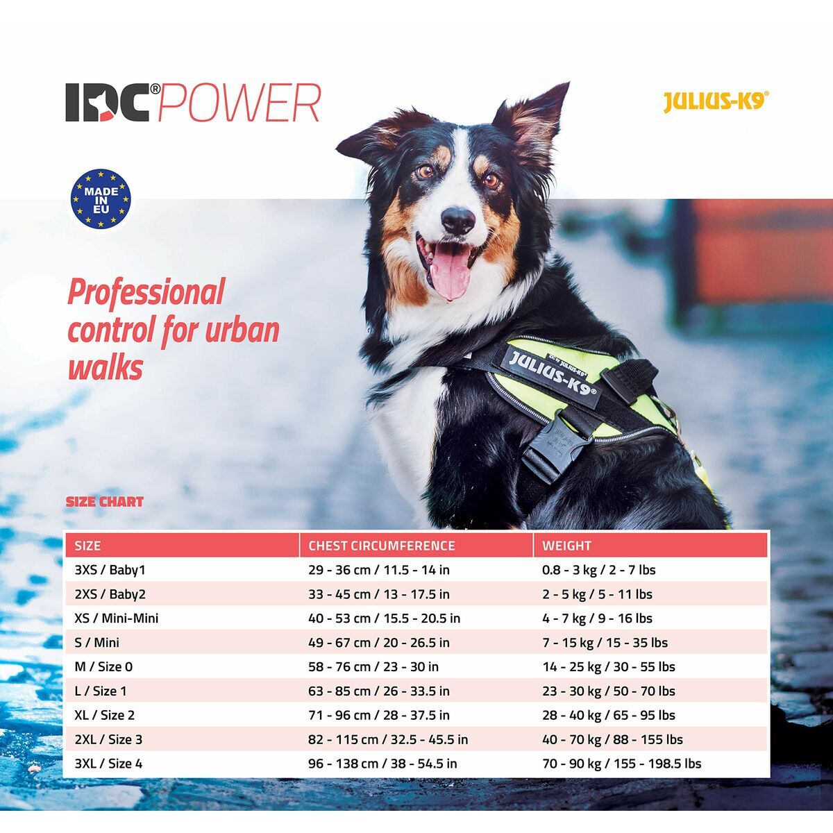 Julius K9 Hundegeschirr IDC Schwarz - BYAG.Tierbedarf > HundeJulius K9BYAG.S08637025999053616229Julius K9 Hundegeschirr IDC Schwarz