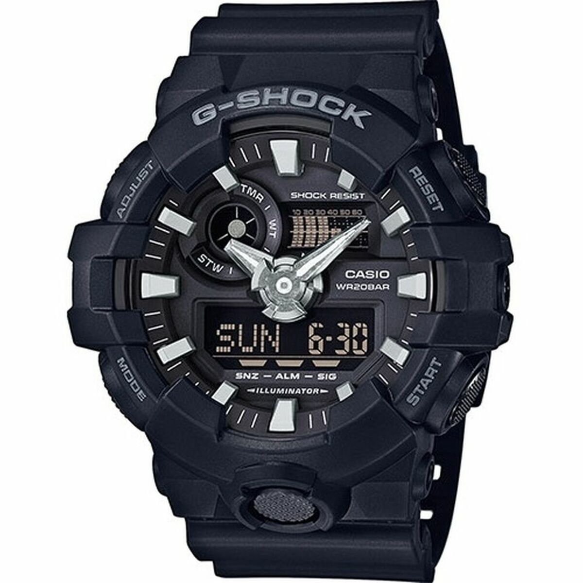 Men's Watch Casio G-Shock GA-700-1BER Black (Ø 49 mm) (Ø 53 mm) - BYAG.WatchesBigbuyBYAG.S7230070Men's Watch Casio G-Shock GA-700-1BER Black (Ø 49 mm) (Ø 53 mm)