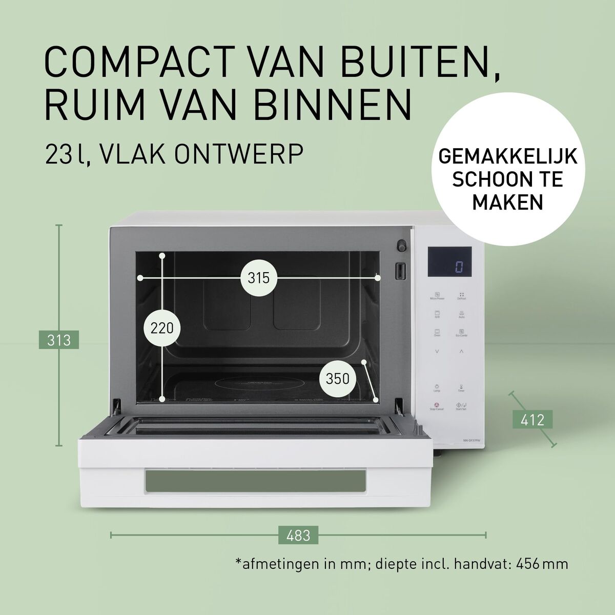 Microwave with Grill Panasonic NNDF37PWEPG White 1000 W 23 L (Refurbished A) - BYAG.Home and cooking, Small electrical appliancesPanasonicBYAG.V07097355025232954056V2HE32240A5A6C59191CD2937366BFD2518R7653448P5