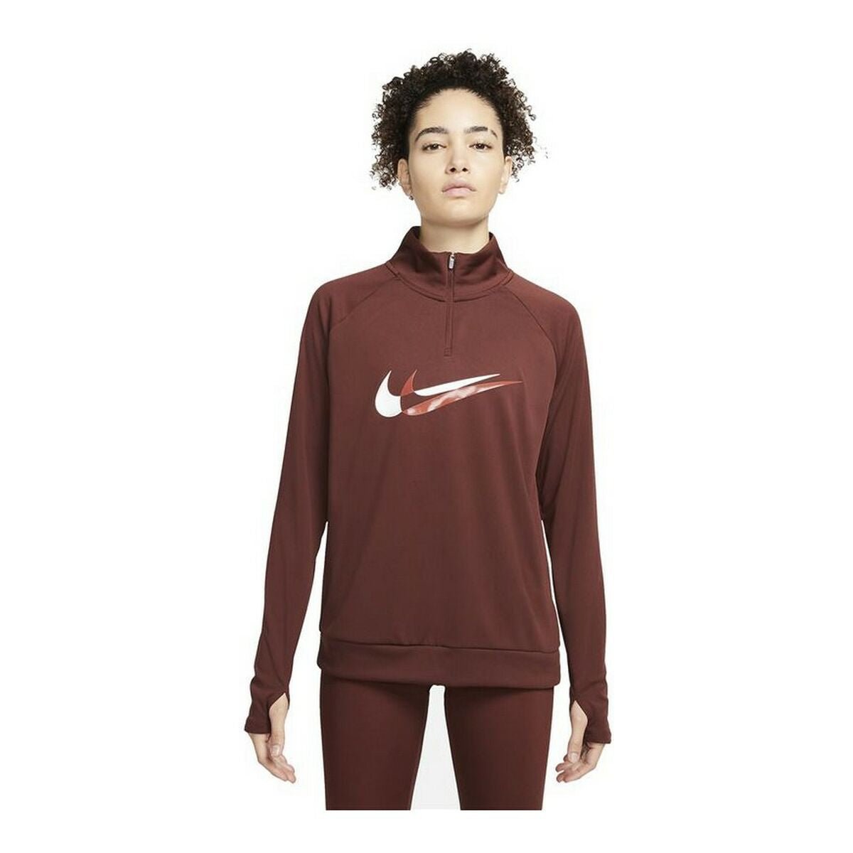 Nike Dri-FIT Swoosh Run Women's T-Shirt - Brown - BYAG.Women's T-ShirtBigbuyBYAG.S6433072Nike Dri-FIT Swoosh Run Women's T-Shirt - Brown