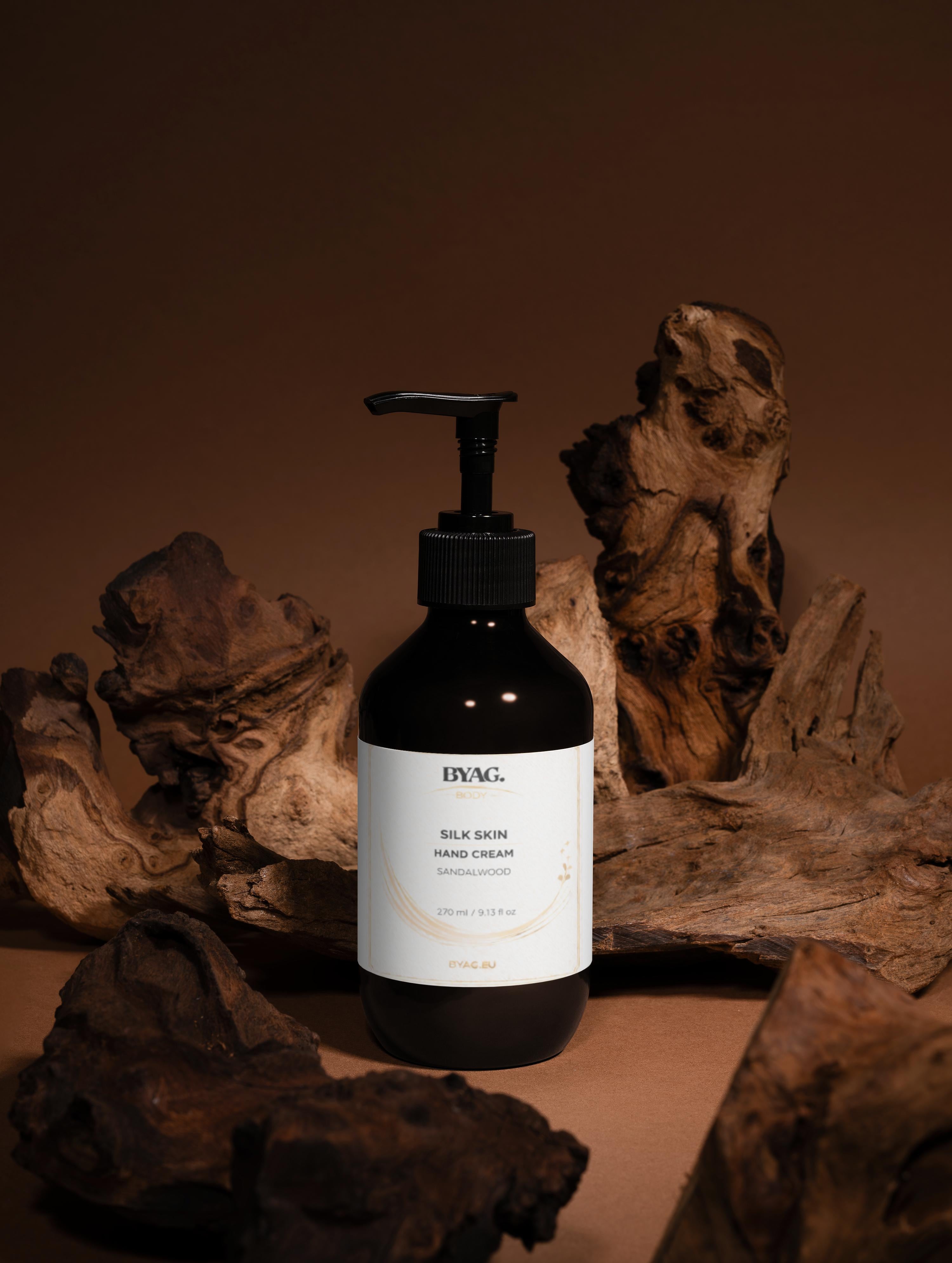 BYAG. Seidige Handcreme – Spices & Sandalwood