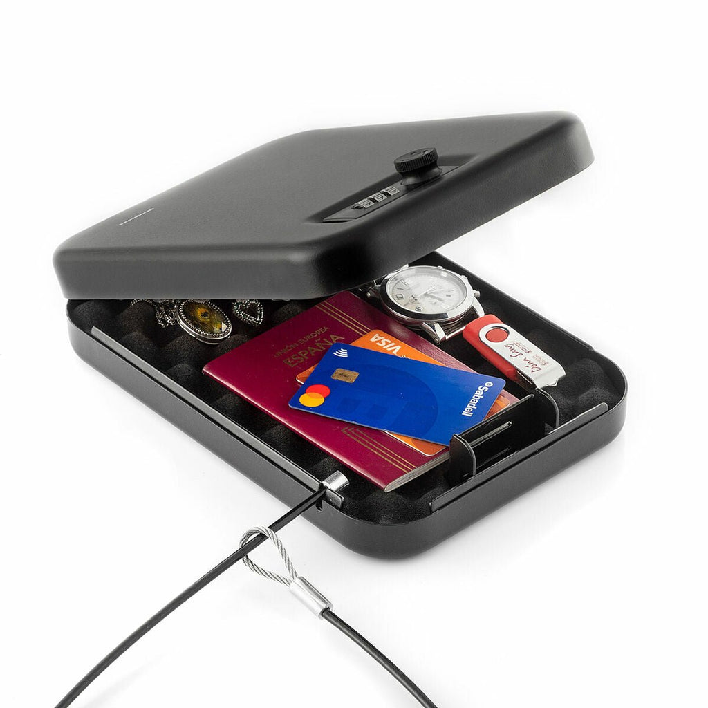 Portable Safe Box with Security Cable Prisaven InnovaGoods - BYAG.DIY and tools, Prevention and safetyInnovaGoodsBYAG.V01037888435527825751V11HE39A73249FC215F58E1C020C981C93B3R5235411P9