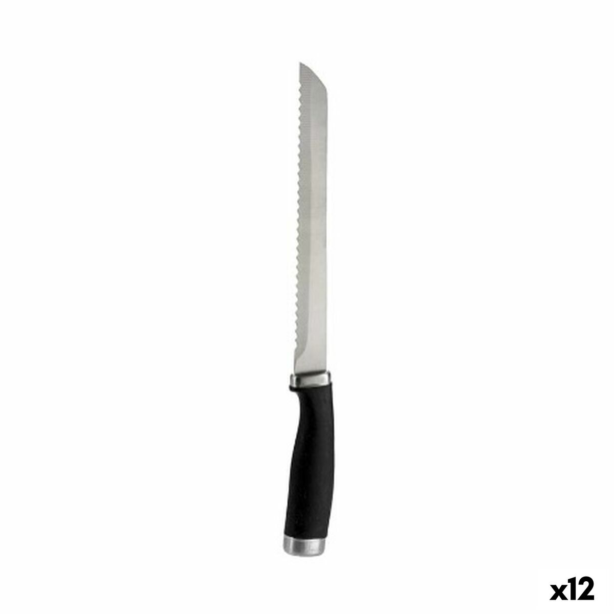 Serrated Knife Kinvara Stainless Stahl Kunststoff 20 cm (12 Stück) – Produktbild 1