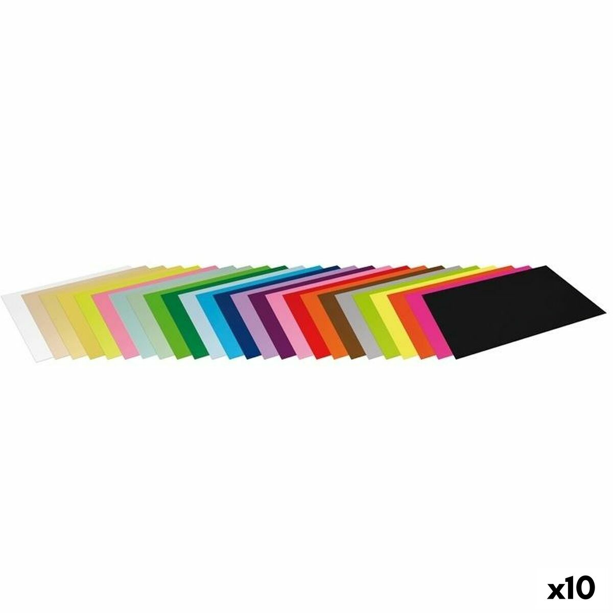 Cards Fabrisa Mehrfarbig 50 Teile (10 Stück) – Produktbild 1
