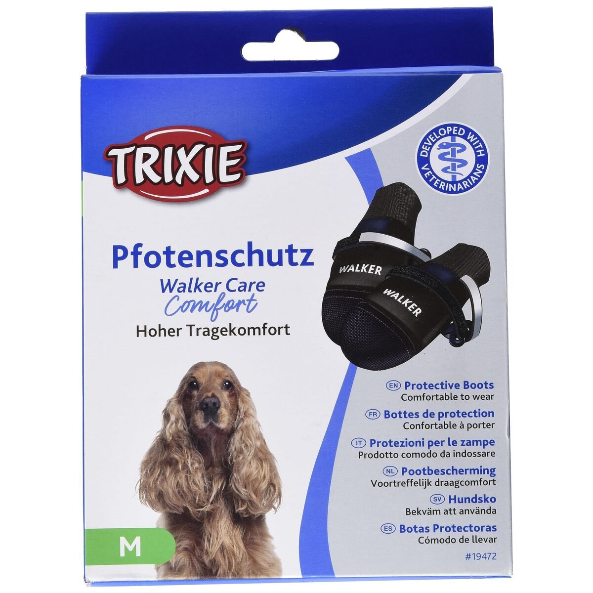 Trixie Stiefel Walker Care Comfort Schwarz M - BYAG.Tierbedarf > HundeTrixieBYAG.S08007084011905194721Trixie Stiefel Walker Care Comfort Schwarz M