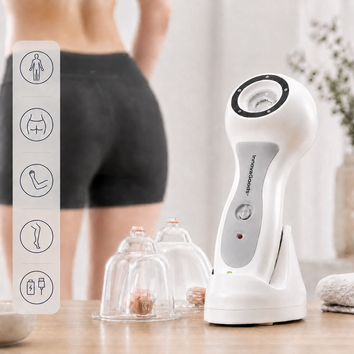 InnovaGoods Pro Anti-Cellulite Vacuum Device