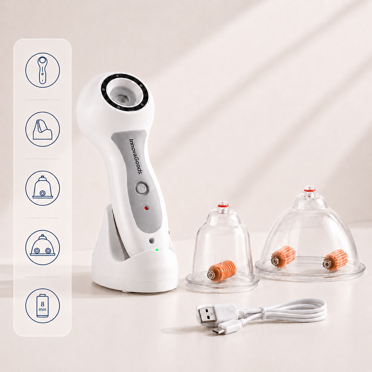 InnovaGoods Pro Anti-Cellulite Vacuum Device