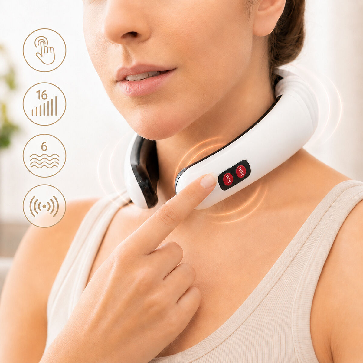 InnovaGoods Electromagnetic Neck & Back Massagegerät Calmagner