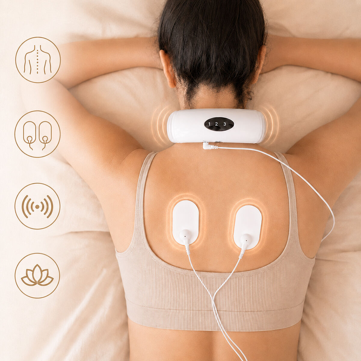 InnovaGoods Electromagnetic Neck & Back Massagegerät Calmagner