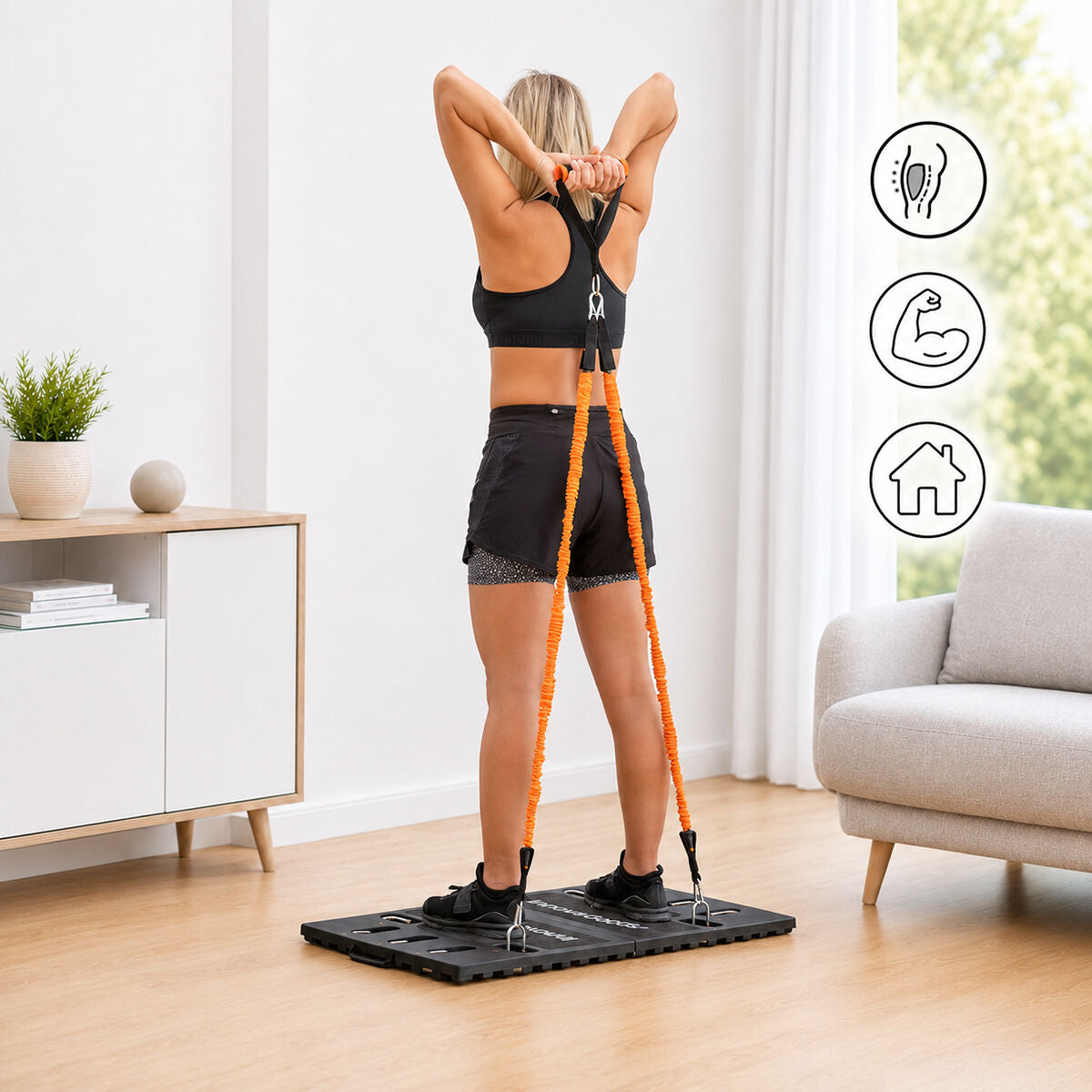 Integrated Tragbar Training System mit Trainingsanleitung Gympak Max InnovaGoods