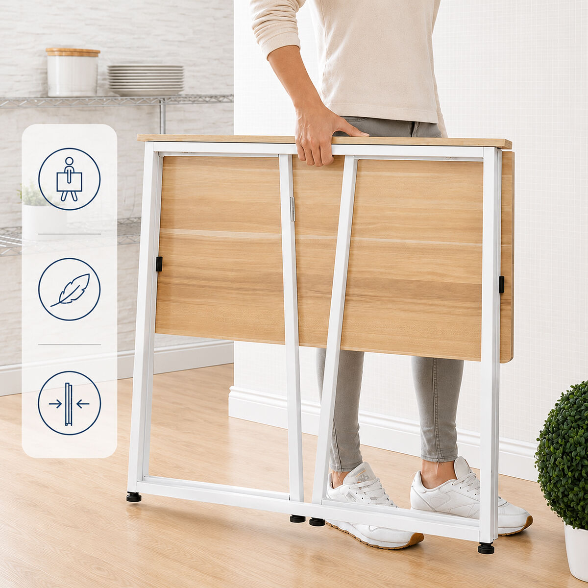 Klappschreibtisch Dolenkaf InnovaGoods – Produktbild 6