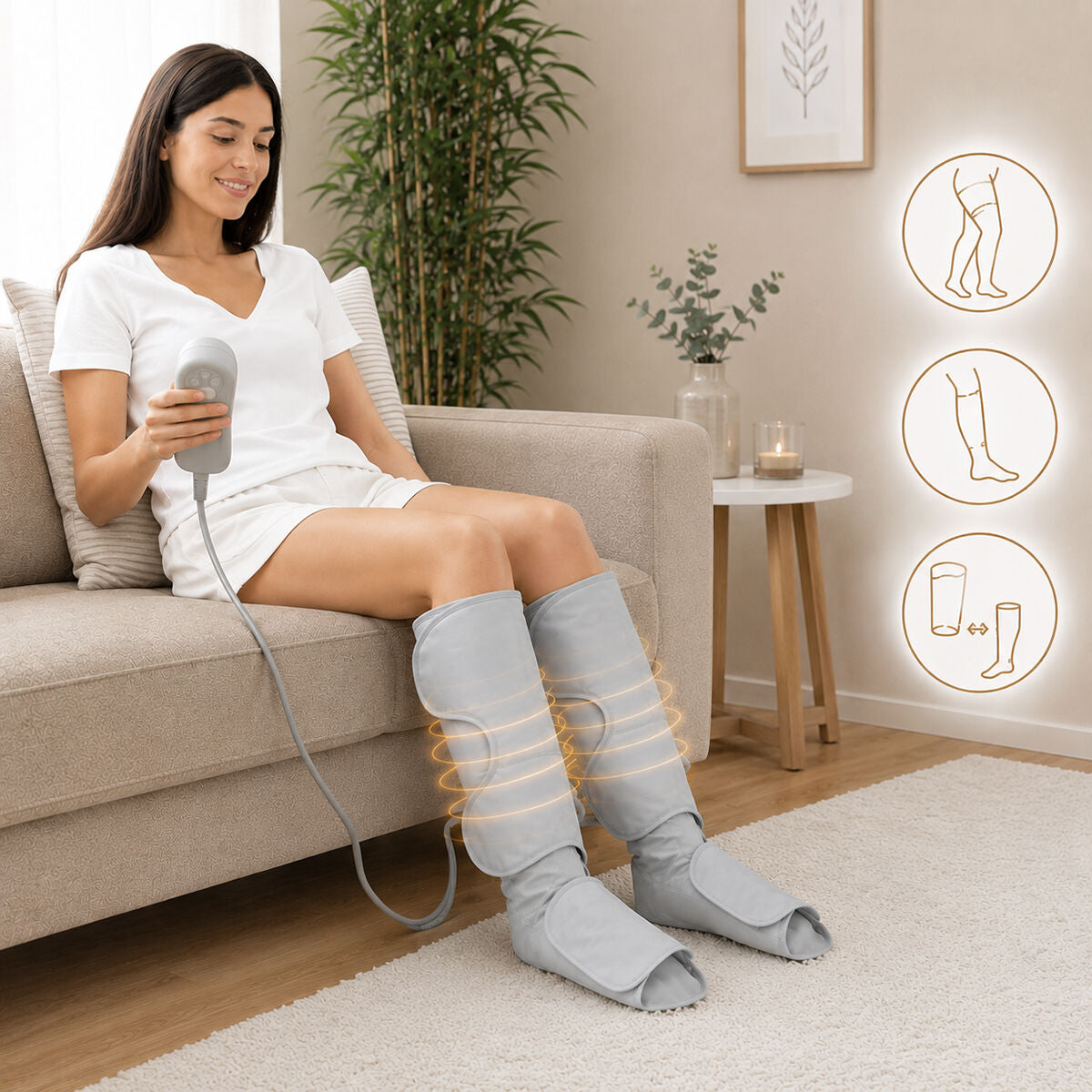 InnovaGoods Air Compression Leg Massagegerät Maspres